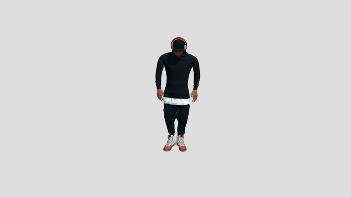 Hip Hop Dancing Dude 3D Model