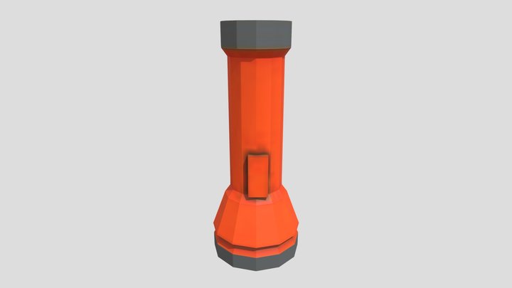 Animal Company Red Flashlight 3D Model