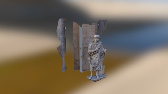 Statue from Vatikan Museum 3D Model