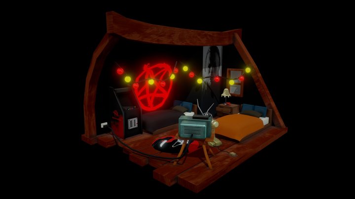 Slasher Room 3D Model