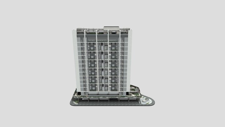 Torre Garten Tamaño Real 3D Model