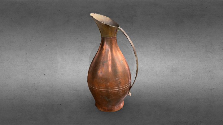 Copper vase 3D Model