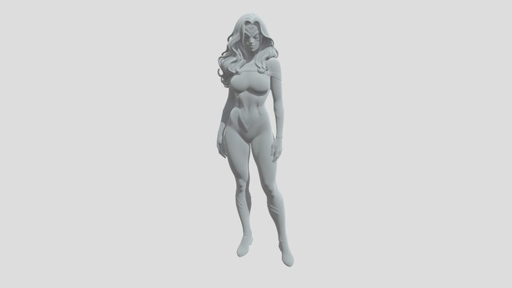 Crimson Vixen 3D Model