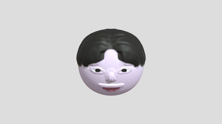 persona non troppo brutta ma neanche bella 3D Model