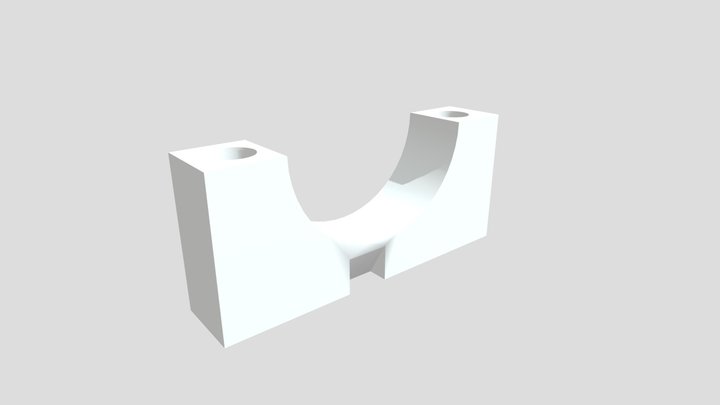 HoverGames Arm Mount - Left 3D Model