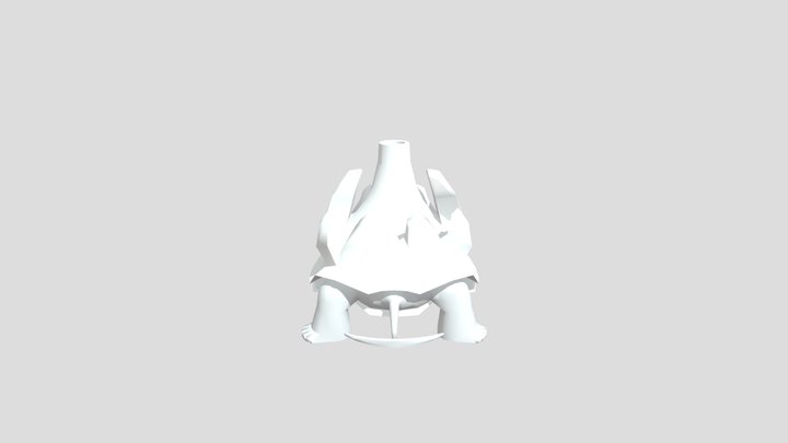 Vulcanic_ Turtle 3D Model