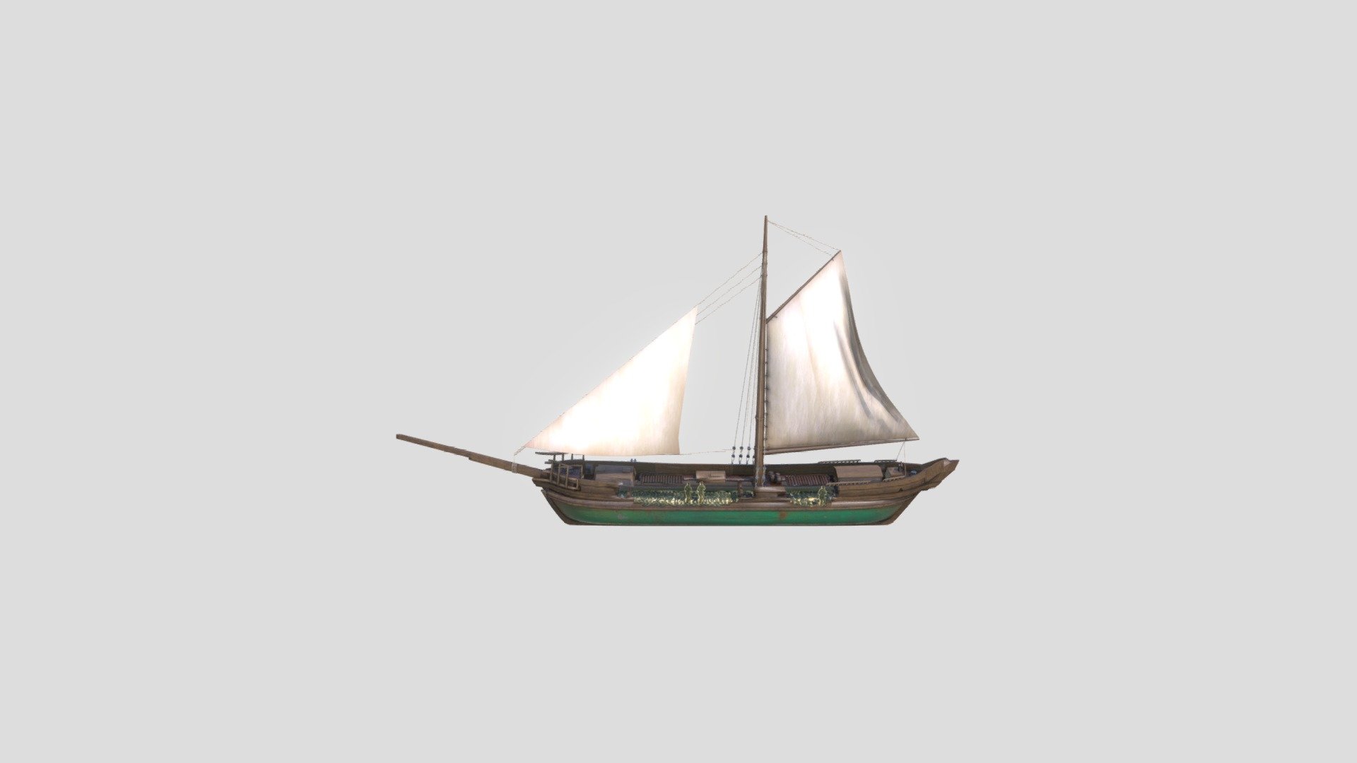 1600s Slave Ship - 3D model by Aptiq.ch (@aptiq) [e9492a3] - Sketchfab