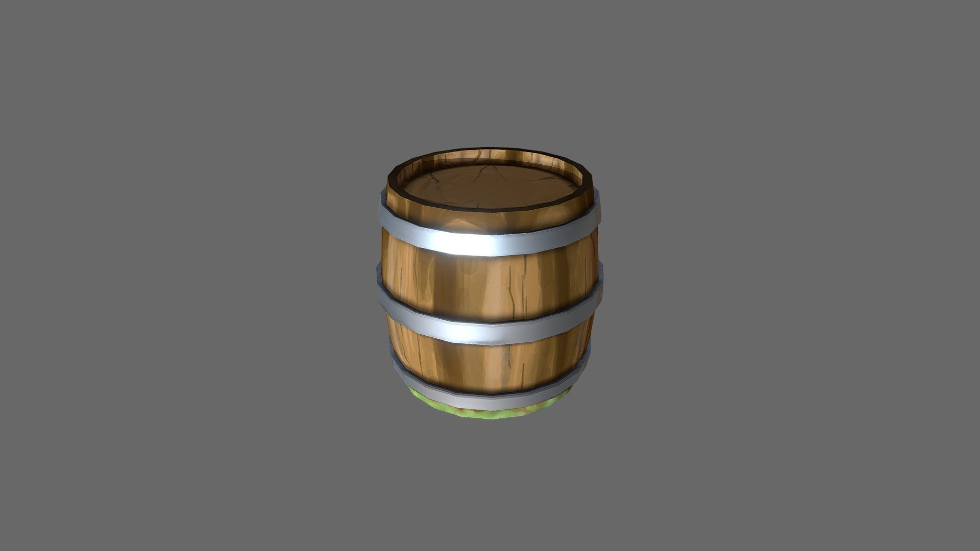 Barrel 1 lowpoly