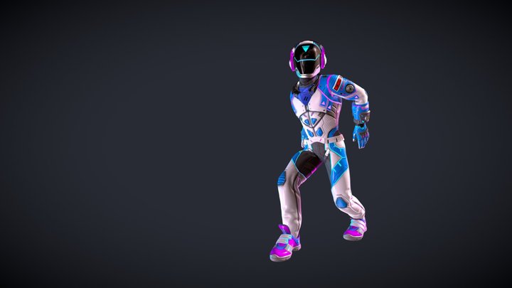 Electronaut 3D Model