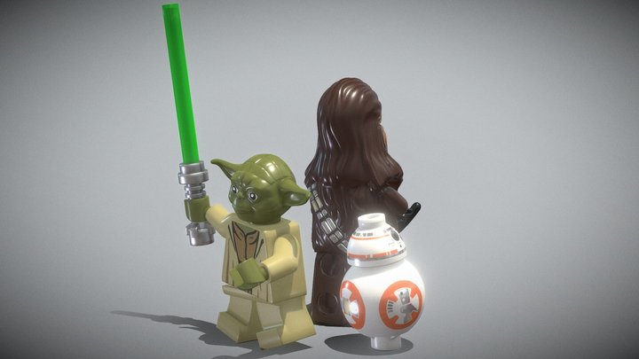 Lego Star Wars 3D Model