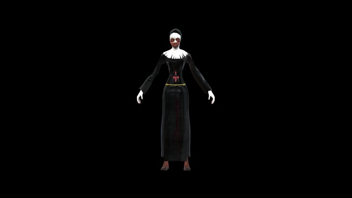 EVIL NUN REALASTIC MOD 4K 3D Model