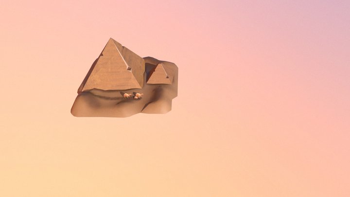 Diorama, Egypt 3D Model