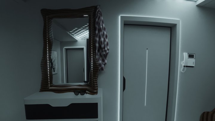 Hallway Interior / 360º Concept 3D Model
