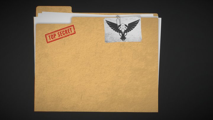 Worm Dossier M.E.G Game Ready 3D Model