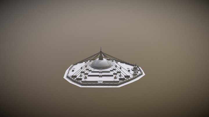 Buddhist Shrine 3D Model