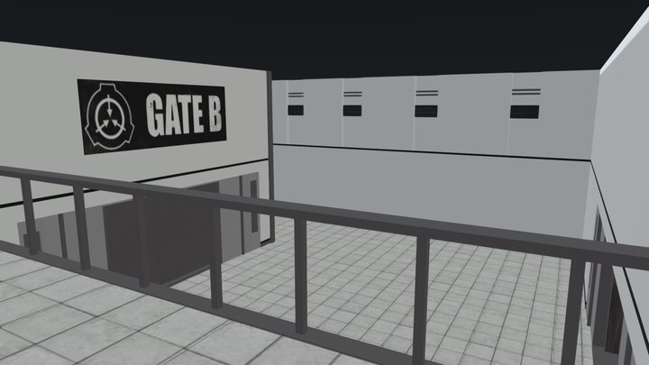 SCP Gate B – Modelo 3D gratuito STL