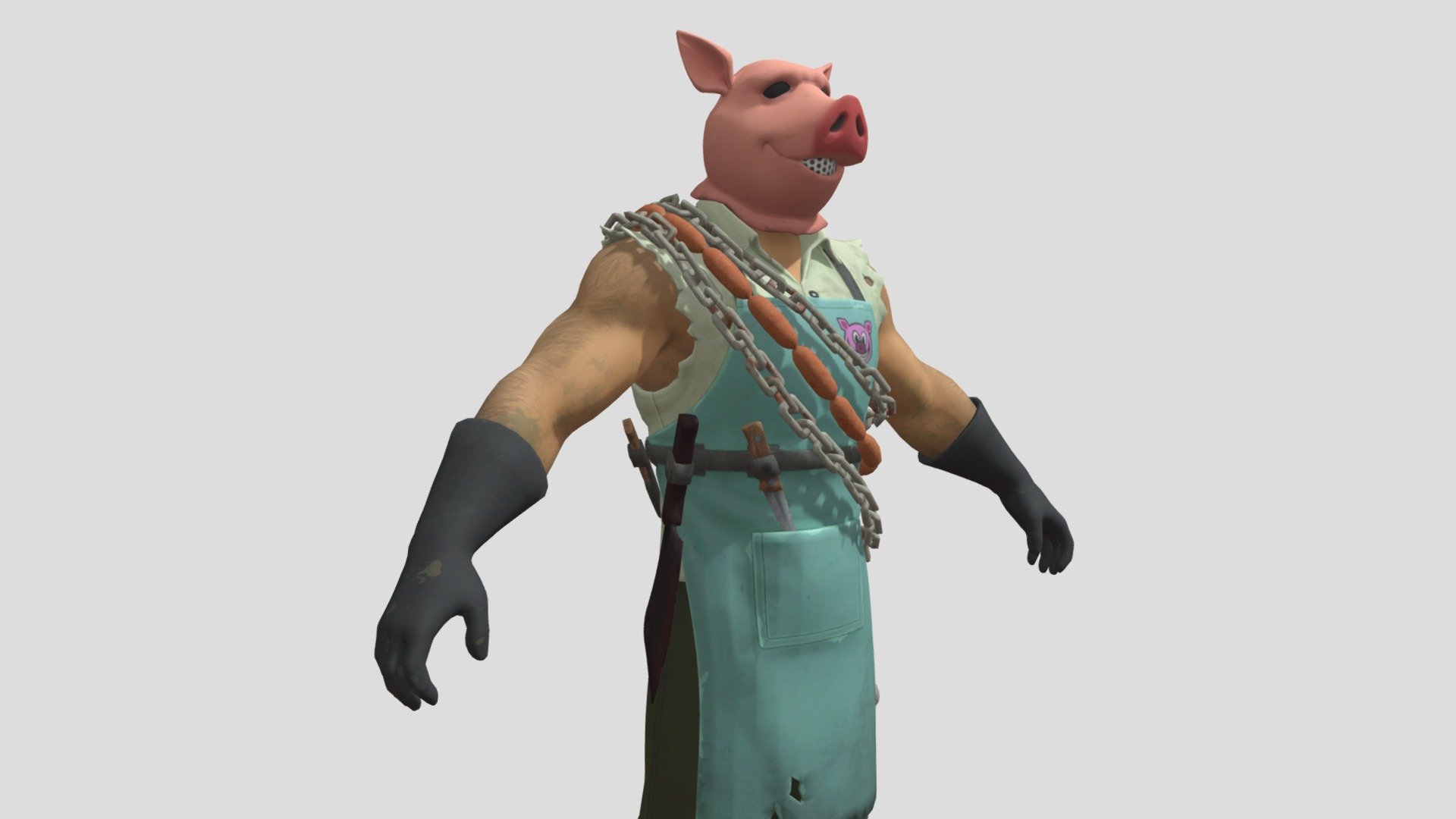 pig butcher skin model - Download Free 3D model by Official ...