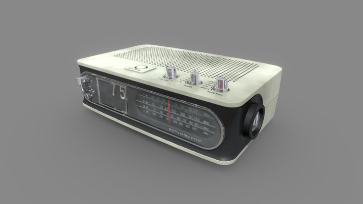 Radio Vintage 3D Model