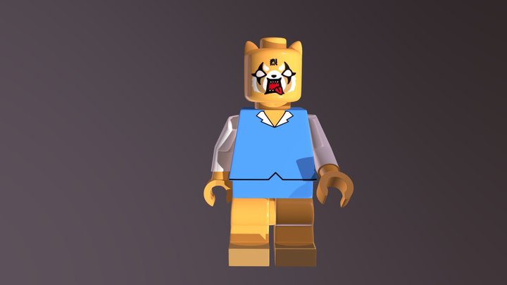 Lego Aggretsuko 3D Model