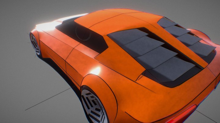 BMW M1 Concept 3D Model