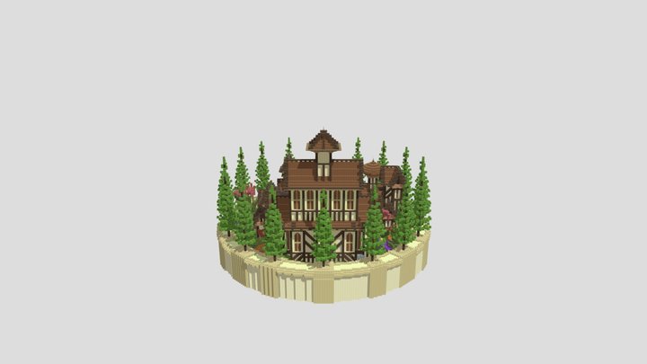 Medieval lobby, perfect for minigames v1.0 3D Model