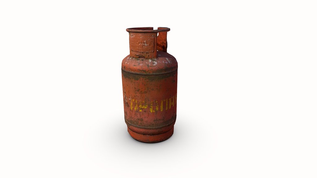 Soviet propane tank photoscan