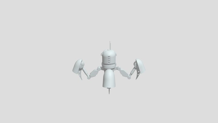 Sci-Fi Spider Robot 3D Model