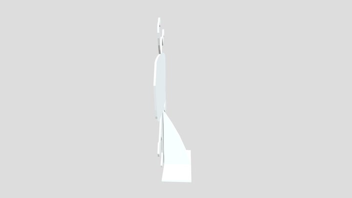 dandys world Vee Cut Out prop 3D Model
