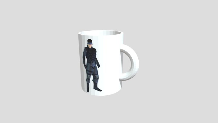 Metal Gear Solid Mug 3D Model