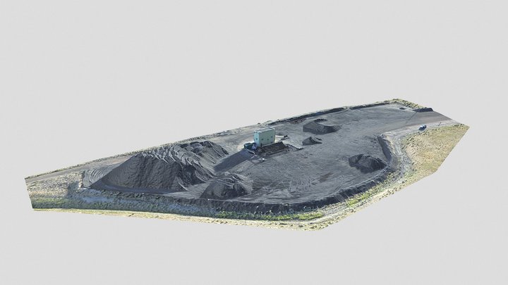 7-1-20 Coal stockpile month end 3D Model
