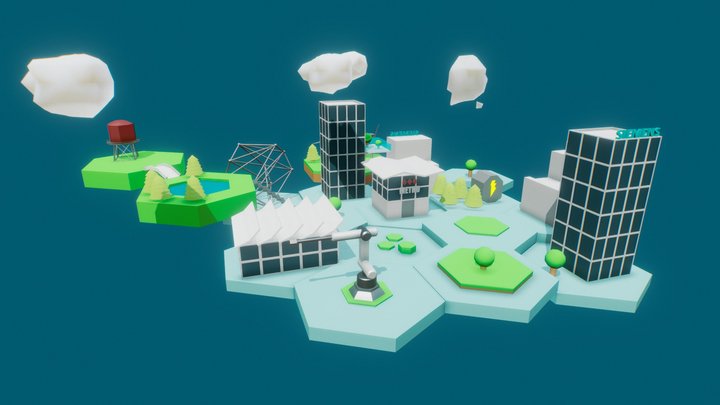 "Siemens en tu ciudad" 3D Model