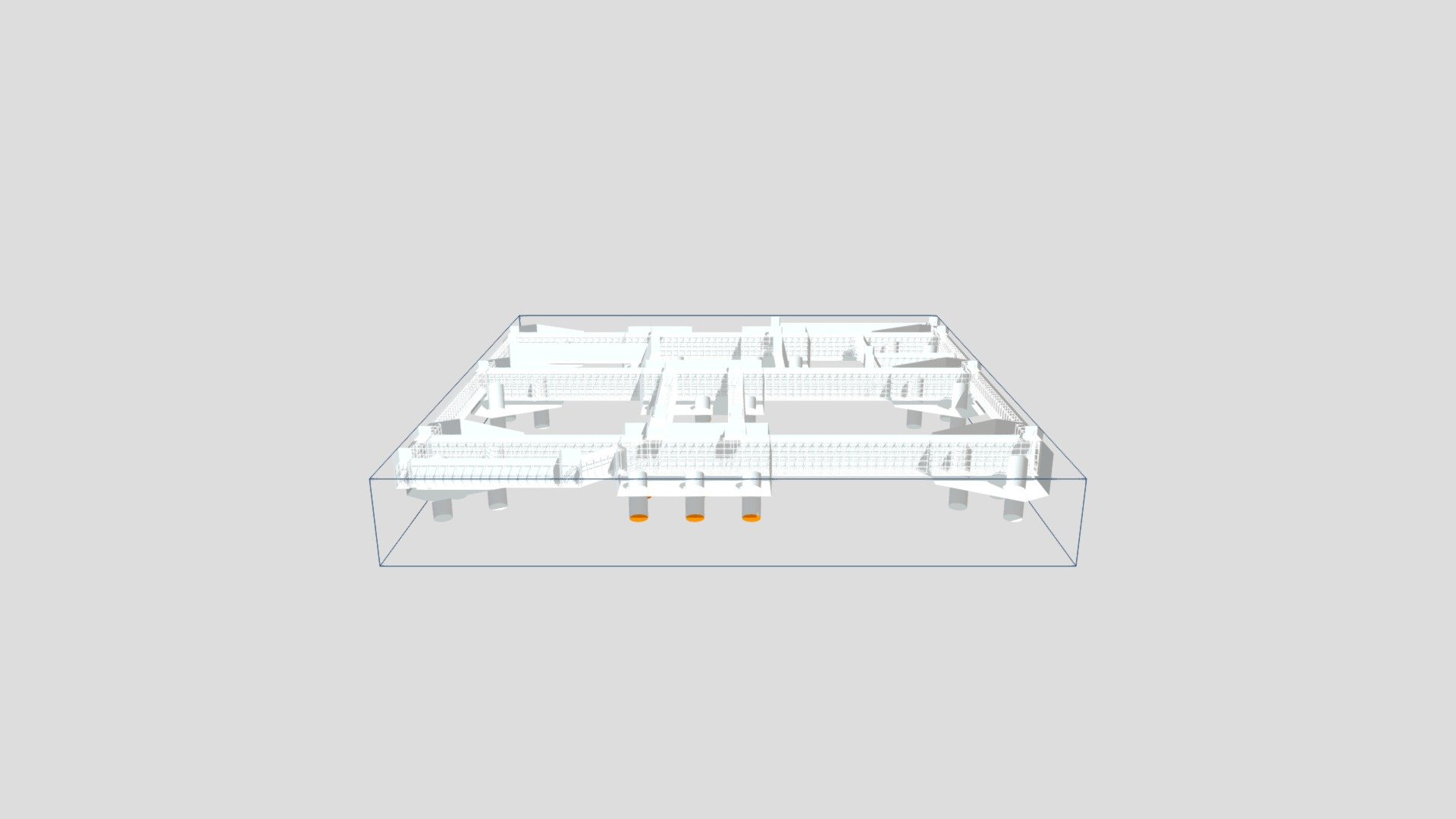 Modelagem em andamento - Térreo