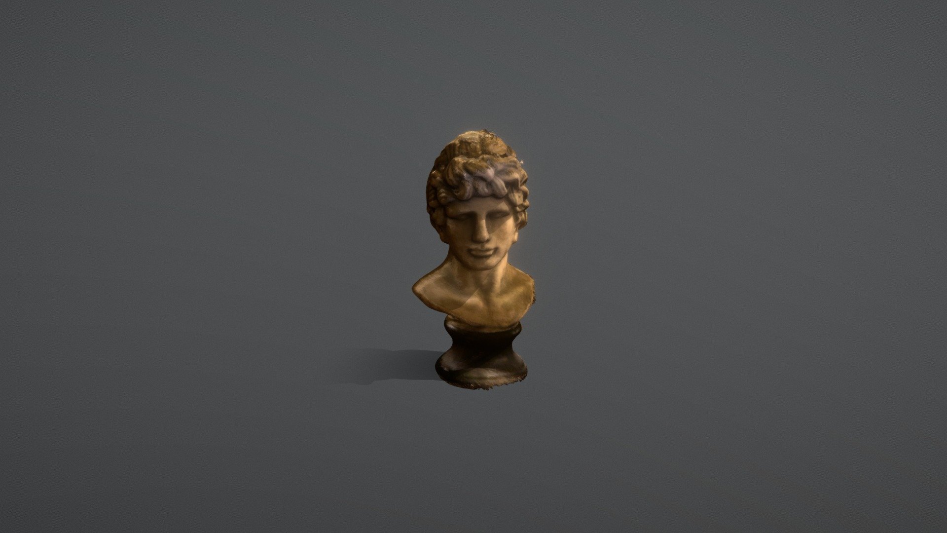 Bust in the Hendee Mansion