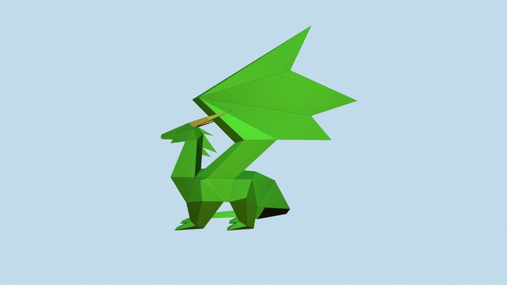 Spyro Cyrstal Dragon 3D Model