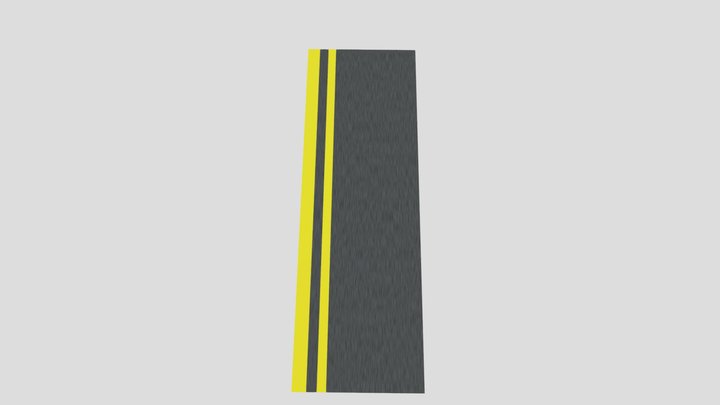 MAG Double Yellow Left One Meter Curve 15 – Modèle 3D gratuit STL