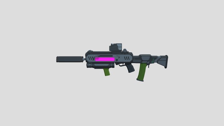 Wizardly Ballistics 5.7x28mm P.D.W Series B 3D Model