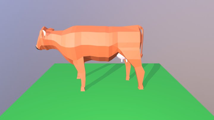 Mucca Con Zampe 3D Model