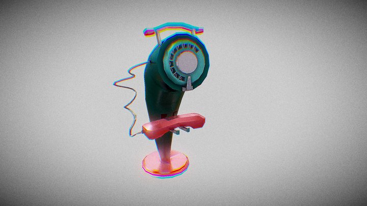 Retrofuturism - Standard Asset 1 - Phone 3D Model