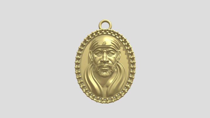 Sai Baba Pendant 3D print model 3D Model