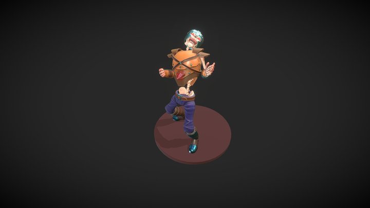 Orc Pose 3D Model