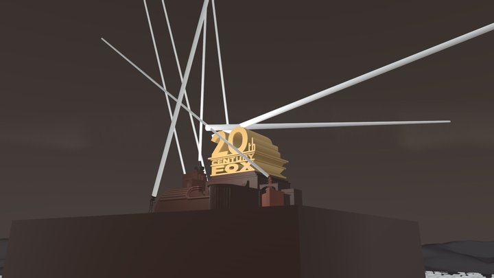 20th Century Fox 1994 logo remakes 3D Model