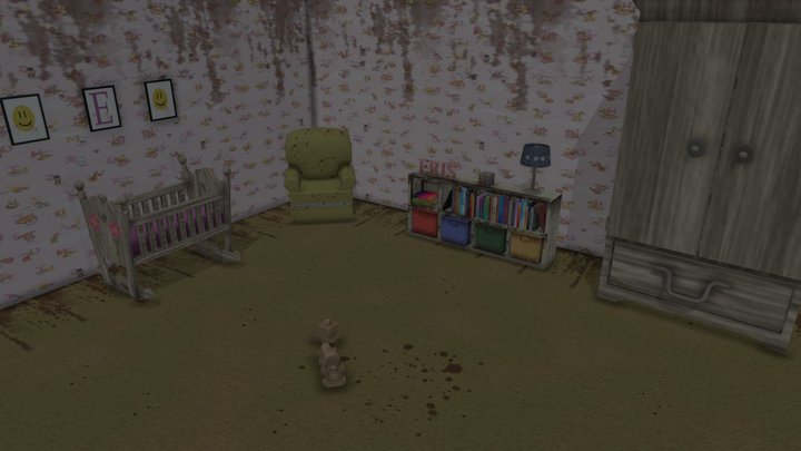 Horror Nursery 3D Model