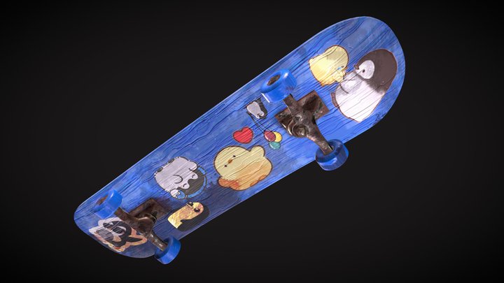 Skateboard [Texturing Challenge] 3D Model