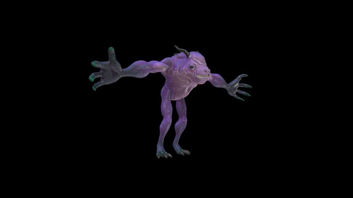 Character - Gargoyle - T 3D Model