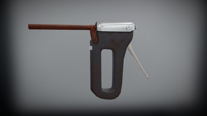 "Samopal" - stapler gun 3D Model