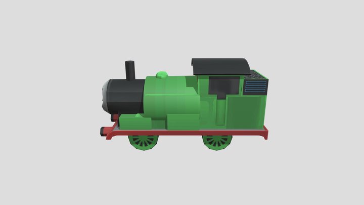 railway crossing percy 3D Model