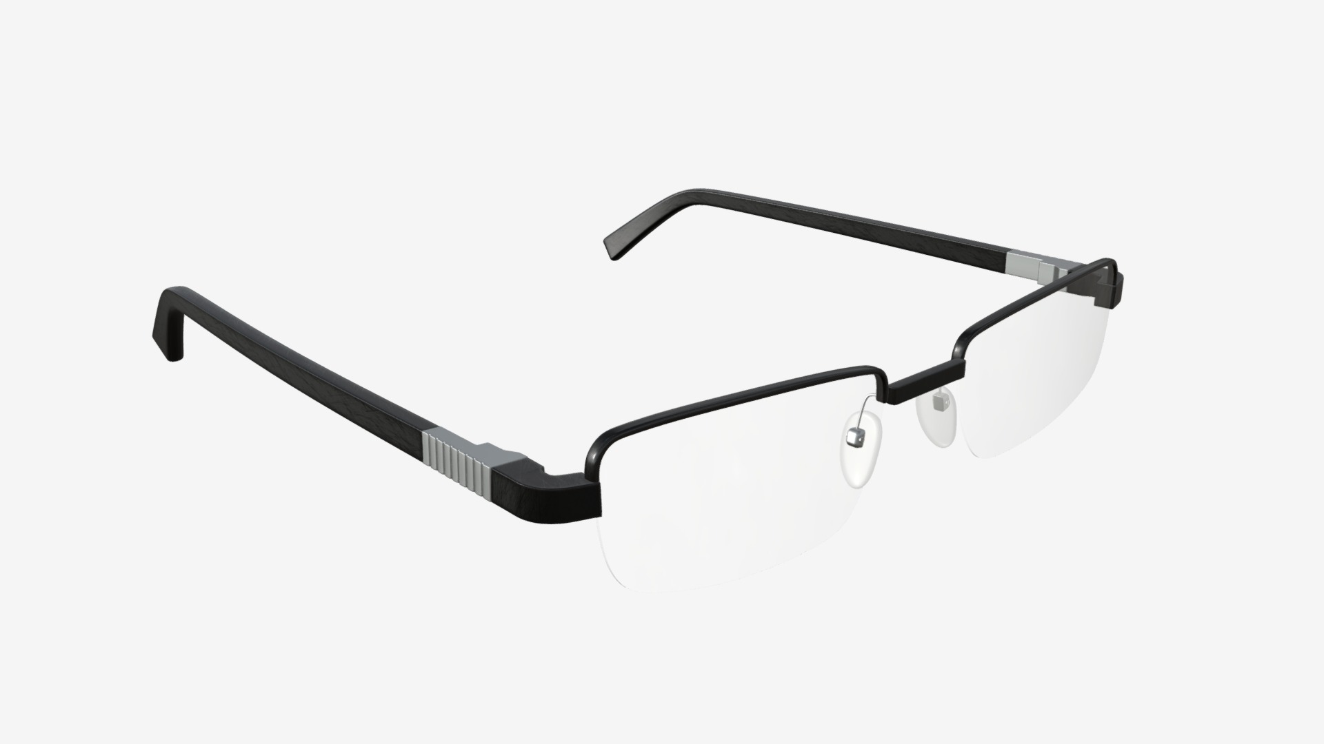 3D model reading glasses 02 - This is a 3D model of the reading glasses 02. The 3D model is about arrow.
