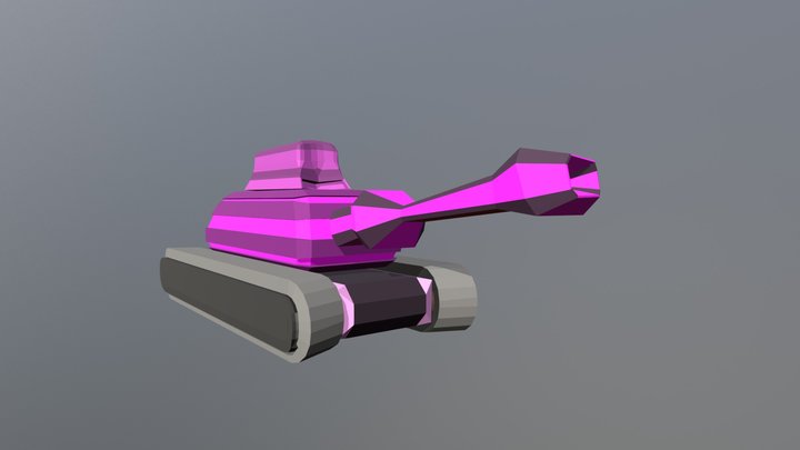 TANQUE CHIBI 3D Model