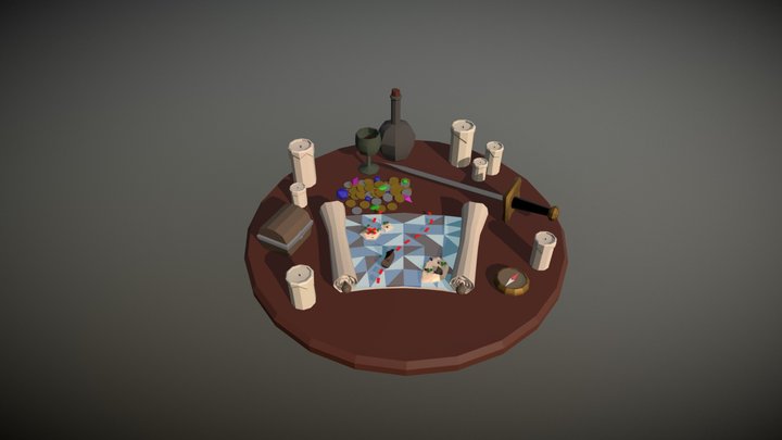 The Captain's Table 3D Model