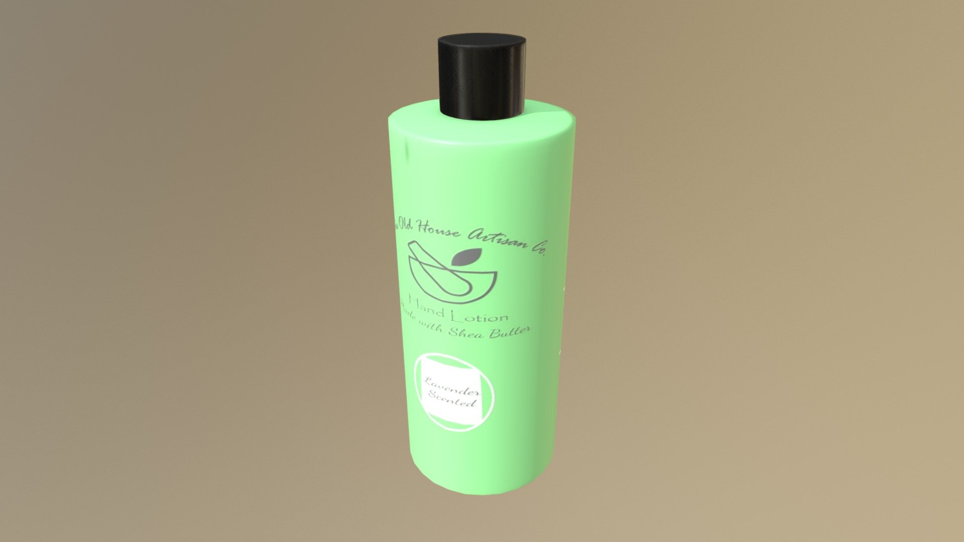 Simple Hand Lotion Bottle